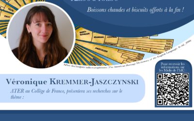 Véronique Kremmer « Anatomie d&rsquo;un mot »